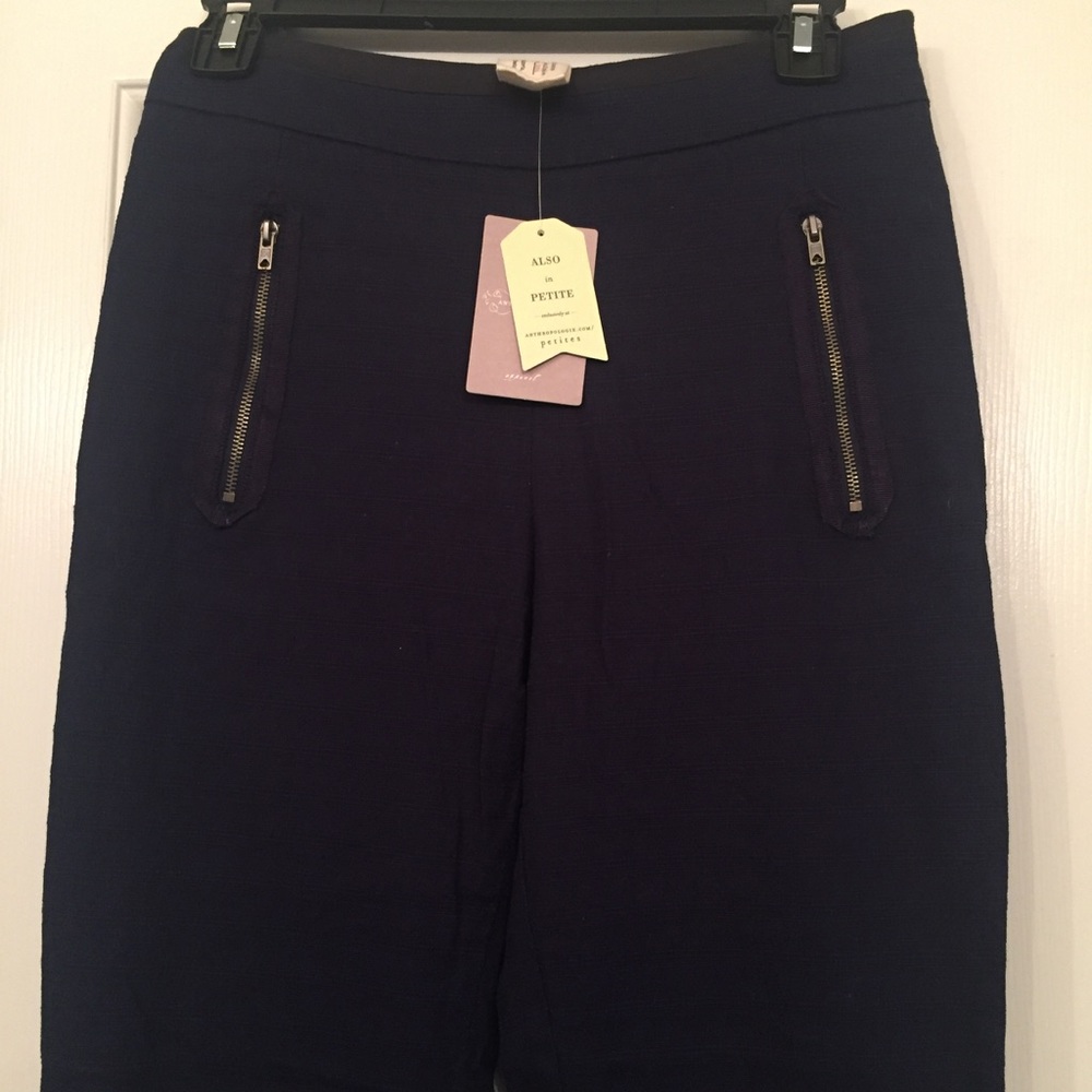 Anthropologie Cartonnier Navy lightweight pants